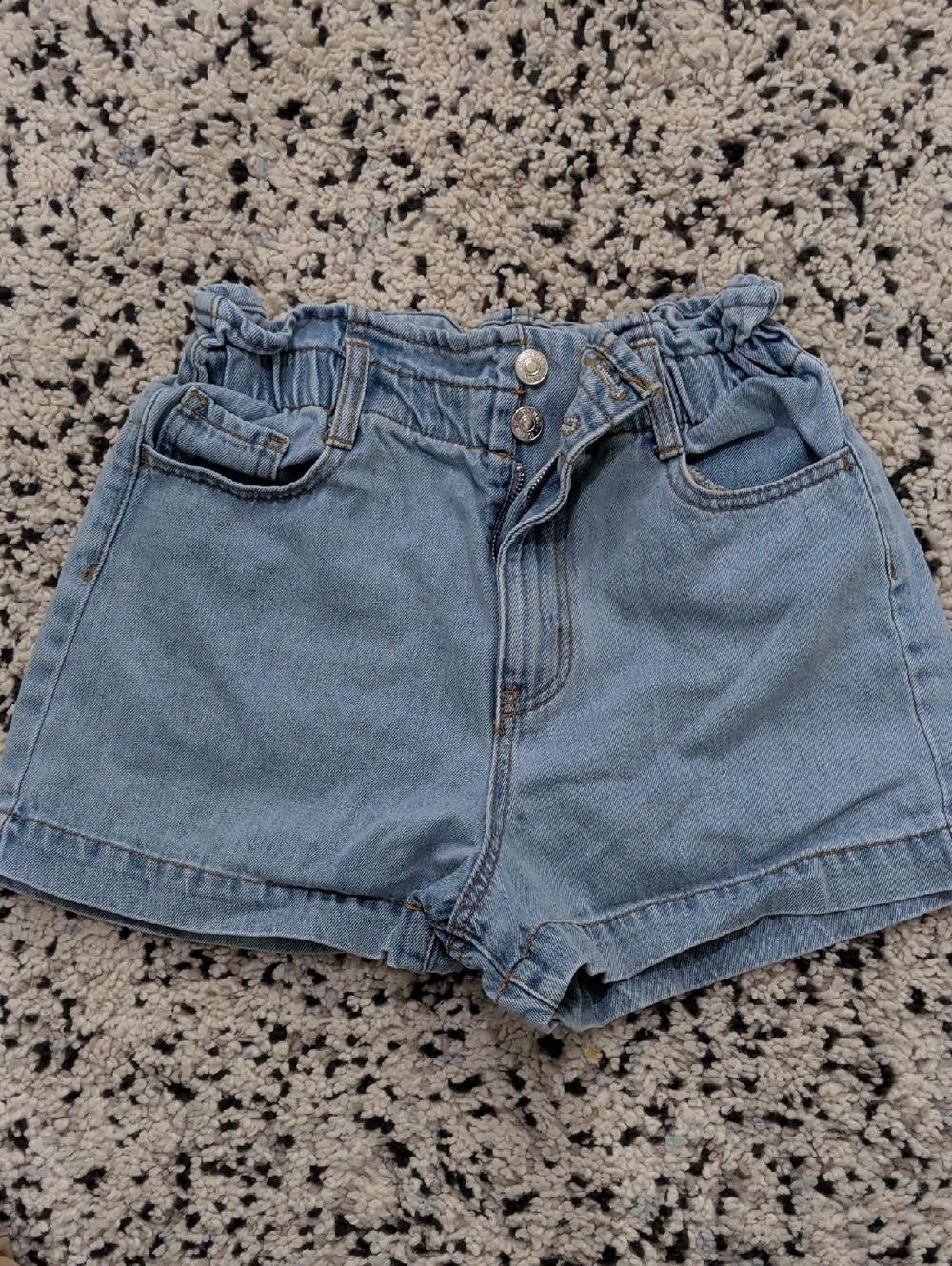 High-Waist‎ Light Blue Denim Women’s Shorts Size 4